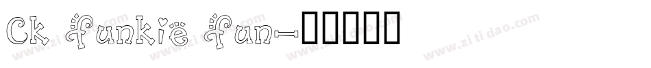 CK Funkie Fun字体转换